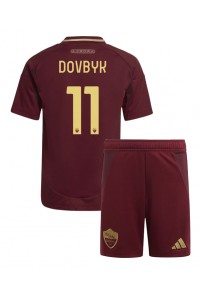 Fotbalové Dres AS Roma Artem Dovbyk #11 Dětské Domácí Oblečení 2024-25 Krátký Rukáv (+ trenýrky)